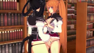 Watchin Kuroka & Irina Lesbian Sex - DXD NTR Madness Series