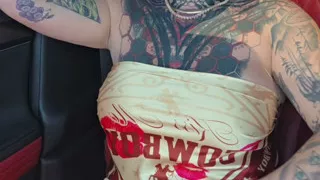 Step son gets punished by step-mom in public
