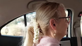 Mature Blonde Wife Enjoys Sex in Between