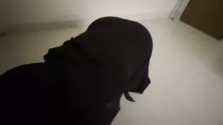 Fucking a Beautiful Maid in Saudi Arabia, When Her Head Gets Stuck