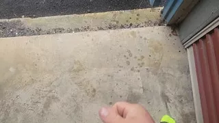 Almost Caught Enjoying the Storage Unit