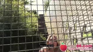 Highway Public Sex with Blonde Curvy Slut
