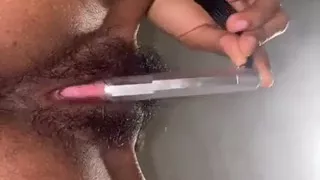 Playing with My Hairy Pussy
