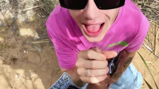 Hot gay sex outdoors