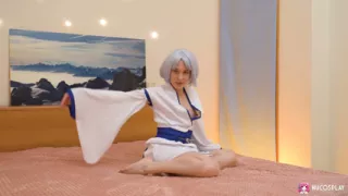 Kimono Babe Ally Horny Masturbates Like a Japanese Housewife