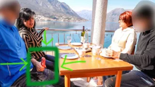 Extreme! Hot Cock Made to Cum Under the Table
