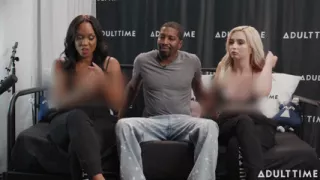 Pornstars Podcast After 3-way!  Lexi Lore, Isiah Maxwell, & August Skye  the Adult Time Podcast