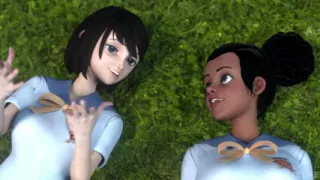 Hentai Sex College Episode 8 - Big Titty Bffs Practice Scissoring Together at Hentai Sex University