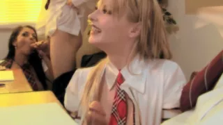 University on Fire Scene-2_college Orgy with Big Tits and Big Butts in Class
