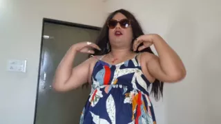 Hot Summer Girl Sweaty Bitch on Beach