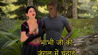 Devar Catches Indian Desi Bhabhi Fucking Her Boyfriend in the Jungle Then She Satisfies Both of Them