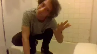 Stripping Buttnaked Peeing in My Mouth & on My Face, Titties and Asshole