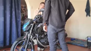 My Stepsis Sucks My Cock and Gives Me Ass When I Take Her for a Ride on My Motorcycle
