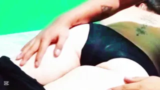 My big ass asks me to give her a massage on her beautiful big white ass