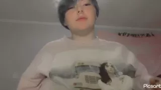 Smoking and Self Titty Suck
