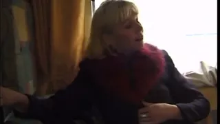 Lovely blonde chick pleasing two thugs