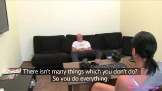 Female Agent - Cheating Husband Stuff His Dick Into Agent's Tight Pussy