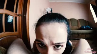 Wild Blowjob For Cameraman POV