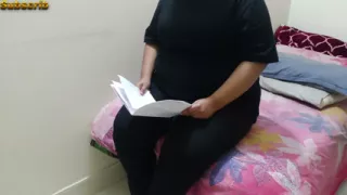 Fuck a Friend's Wife While She Is Reading A Book Alone - Indian Real Sex clear Hindi Audio Aria Mia