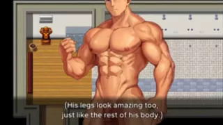 Stranger enters the locker room and makes me excited.