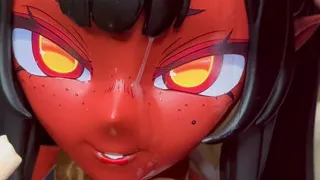 Cowkini Meruccubus Messy Cumshot Cum Tribute 65cm Meru Sex Demon Succubus Mini Hentai Doll