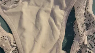 Cum on wife's panties 35