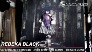 386-Backstage photoshoot Rebeka Black - Adult