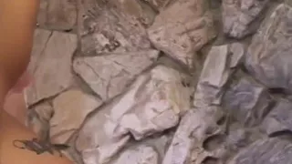 Experienced blonde carpet muncher shows her younger girlfriend technique of using dildo