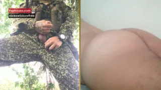 Young Soldier Cums for Me Live
