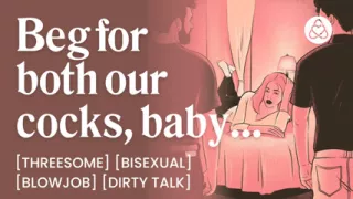 ASMR Audio Porn: Bisexual Male Shower Fuck Turns Into MMF Threesome - Blowjob & Dirty Talk - Erotic Audio Roleplay for Women