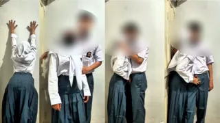 New Malay Desi, Public Scandal of High School Students in School Warehouse 18+