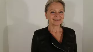 Hot Granny Wears Thongs and Leggings!