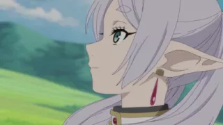 Frieren's Elven Pussy Destroyed by Himmel's Heroic Cock in the Woods