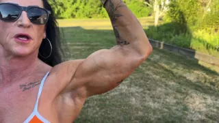Muscle MILFs Cum Command JOI