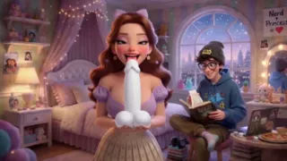 My cuckold boyfriend reads a book while my friend fucks me