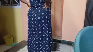Indian big boobs Aunty bathroom enjoy