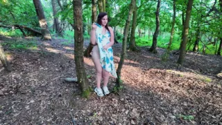 Anal Sex Outdoor Getting My Ass Fucked in the Woods