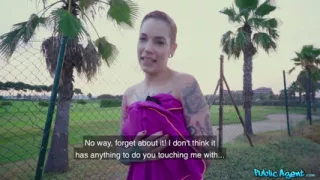 Public Agent - Topless Tattooed Cover Girl Silvia Rubi Loves It Hard