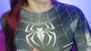 Spider-gauchi Is Back in Action! Do You Want to See What's Under My Super Suit?