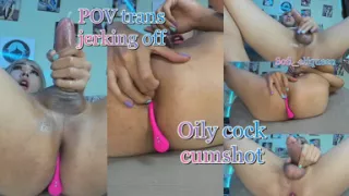 POV Your Trans Best Friend Is Jerking off