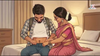 Horny Indian Desi Bhabhi in Saree Sucking and Fucked Hard in Doggy Style