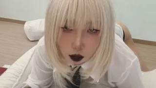 Sexiest Chinese Ladyboy Won't Be Satisfied With Small Cock,She Takes a Real Pleasure On BBC