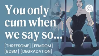 ASMR Audio Porn: FFM Threesome with British Dominatrix - BDSM, Femdom & Degradation - Erotic Audio Roleplay for Women