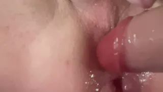 I had to fuck myself, in close-up