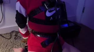 Twink Strapped up and Milked Relentlessly