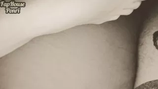 Secretly Touching My Stepsister's Legs with My Dick While She's Playing on the Phone