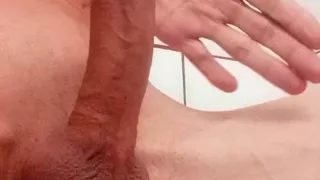 Sperm explosion, a giant fighting penis. Cumming beautifully.