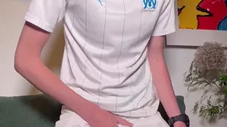 Craig Kennedy in Football Kit Jerks His Massive Thick Dick - Hot Solo Session