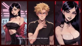 My New Girlfriend  Taboo Hentai Game  Ep.40 Goth Girl Blowbang in the Toilet!