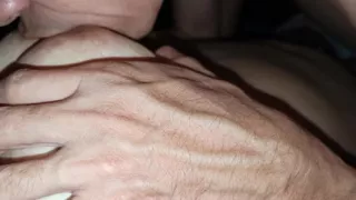 Stepbrother's Fingers Explore Stepsister's Gigantic Boobs and Wet Pussy